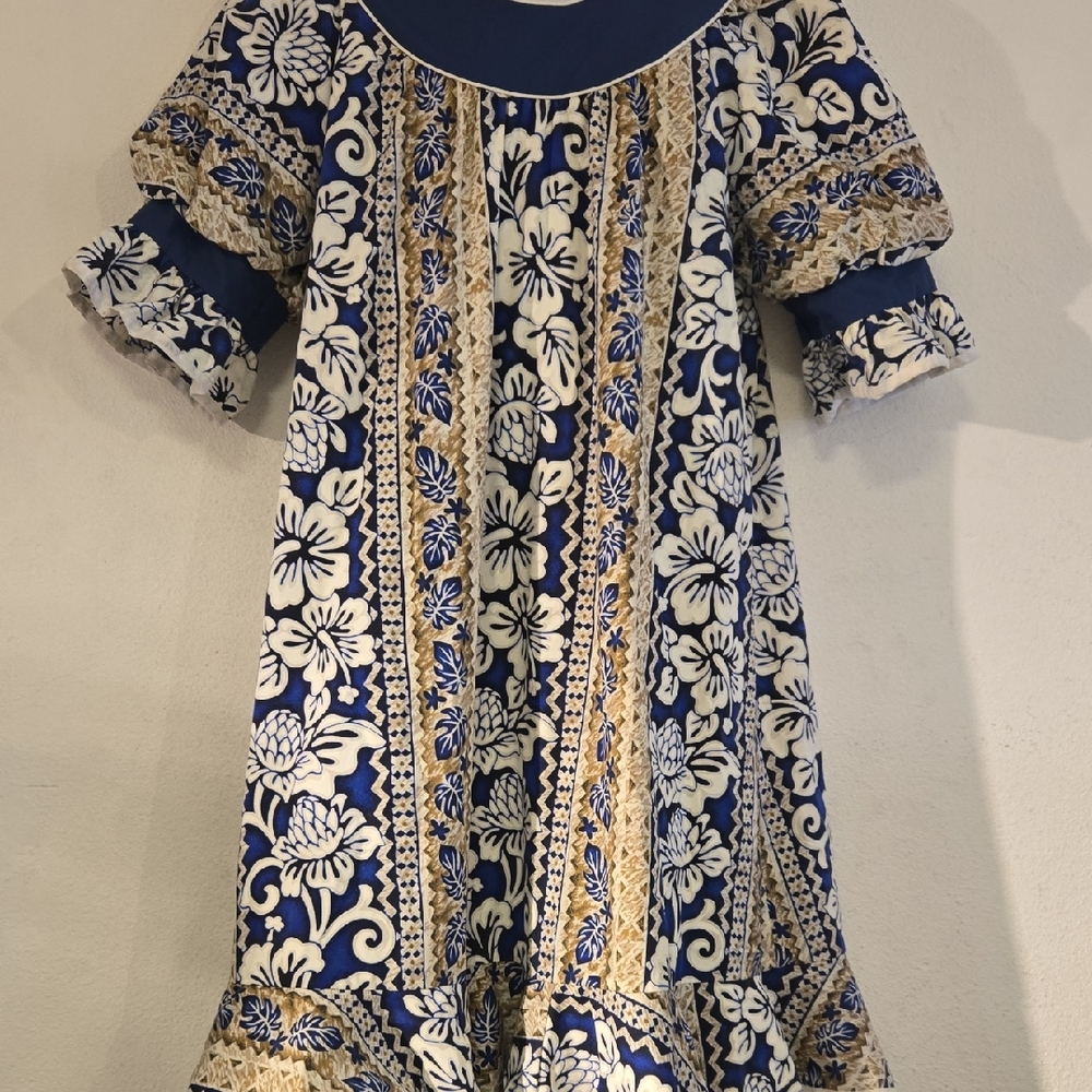 *CDR2 - Hawaiian WOMEN'S MUMU Sz. XL DRESS